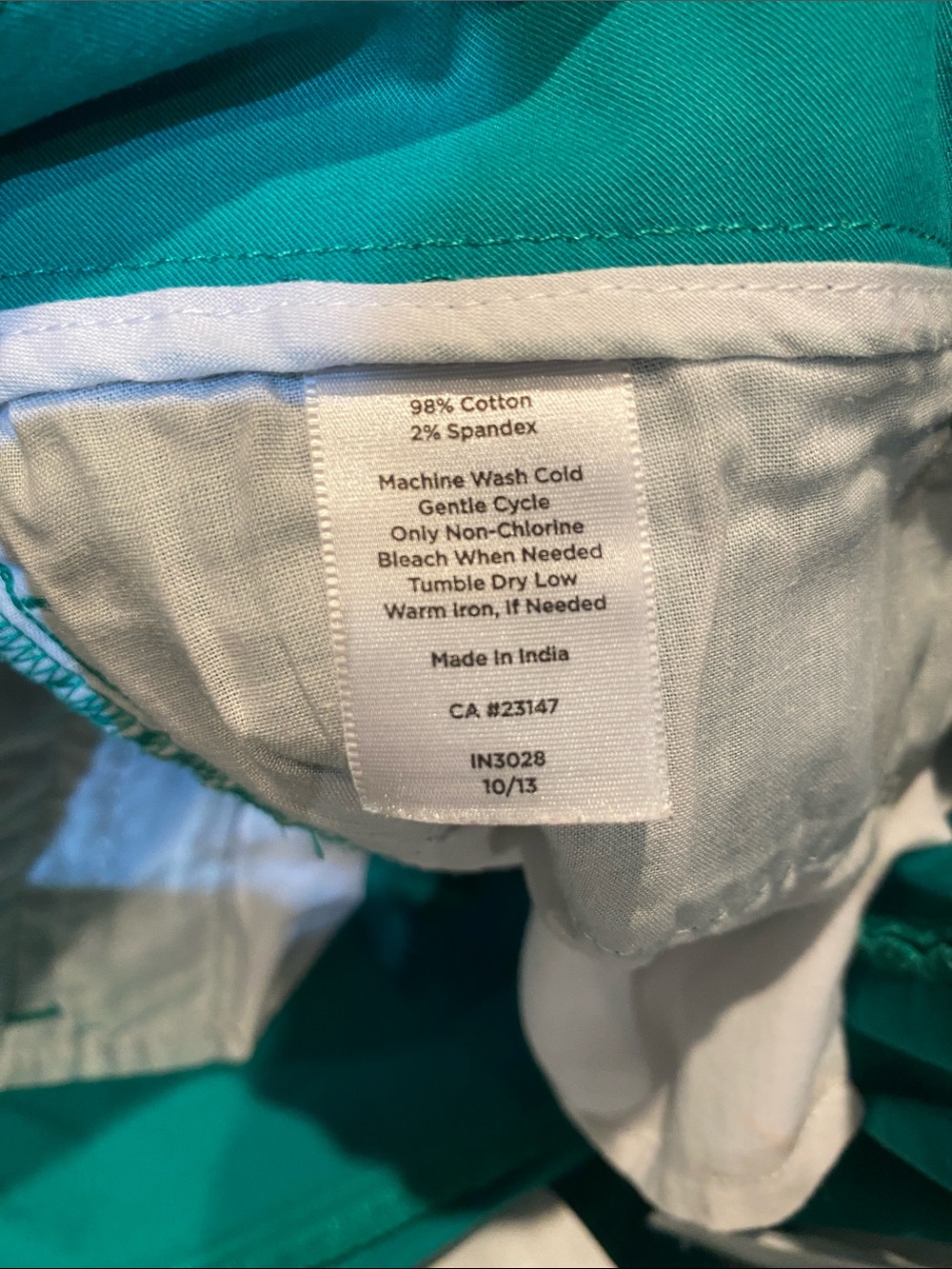 Talbots Green 11” Perfect Short Women’s Size 10 Summer Business Casual Classic - Picture 5 of 6